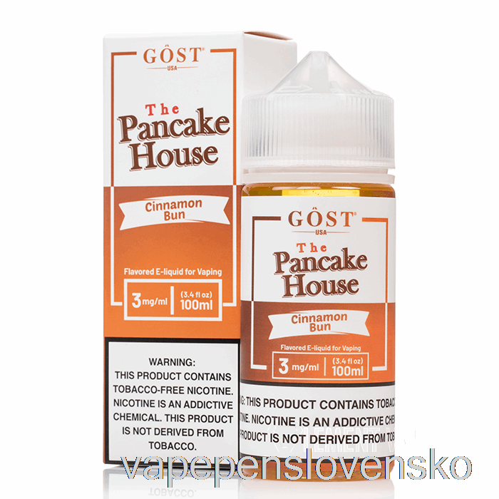 škoricová žemľa - Palacinkáreň - Gost Para - 100 Ml 6mg Vape Cigareta